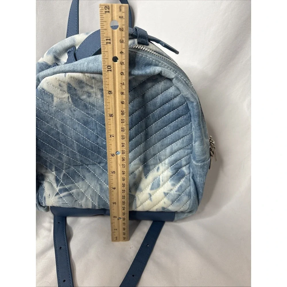 Steve Madden Bjosie Tie Dye Small‎ Backpack Youth Denim Blue White NEW